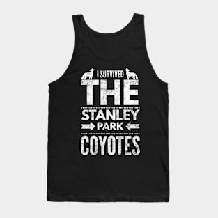 I survived the Stanley park coyotes Tank Top